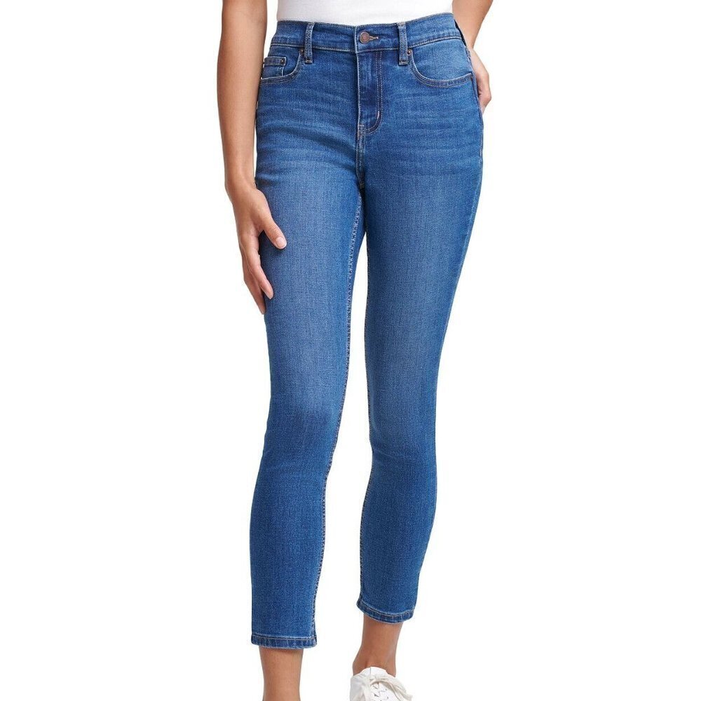 𝅺JR81 Calvin Klein Jeans Blue Mid Rise Skinny Jeans Size 28 x 28